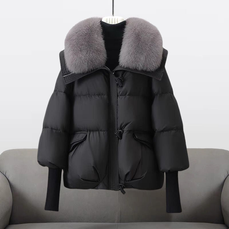Relaxed Double-Breasted Coat
