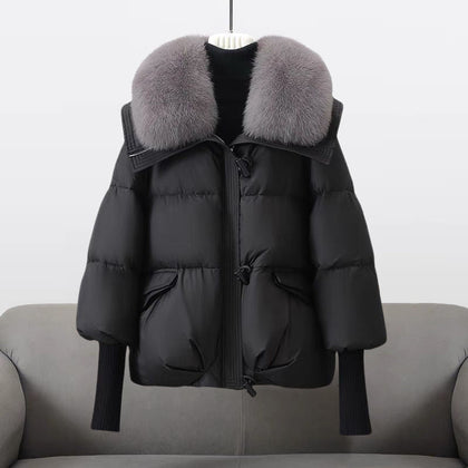 Relaxed Double-Breasted Coat