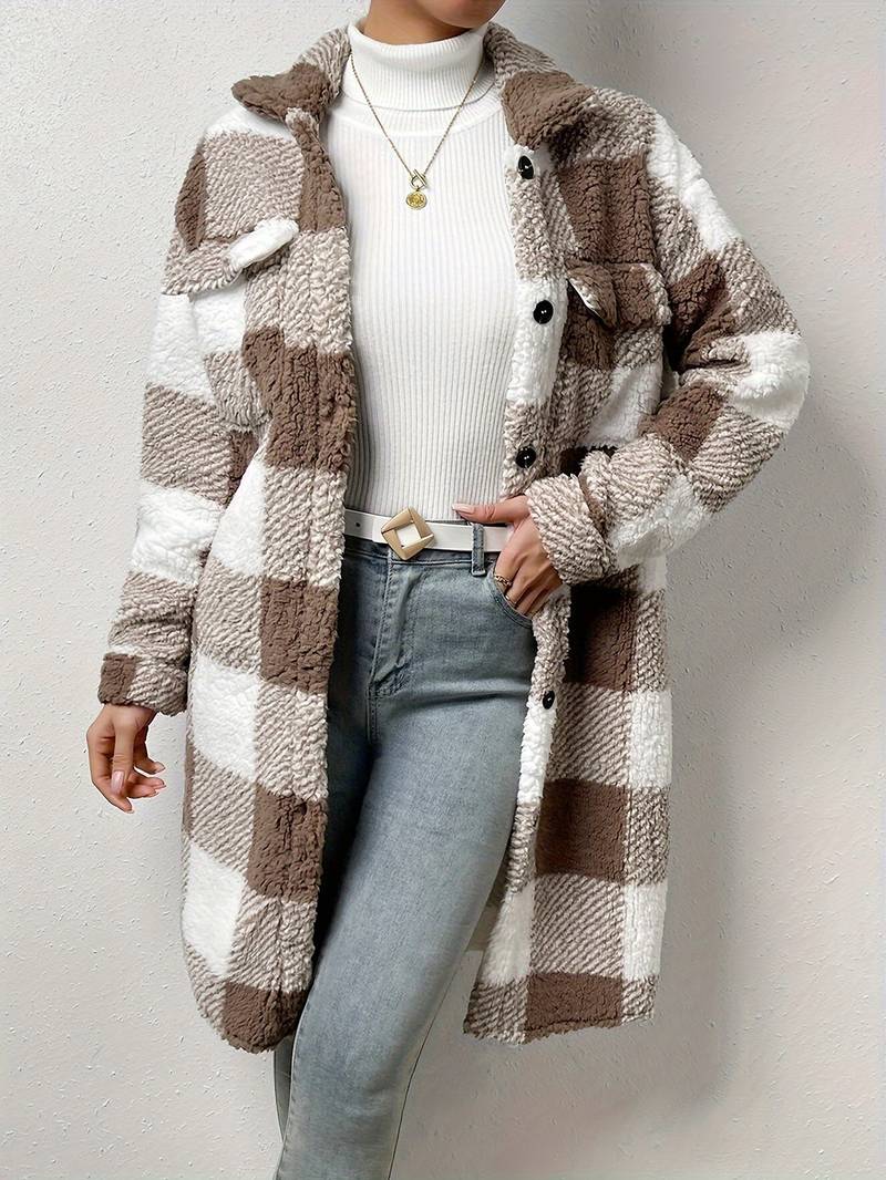 Warm Buttoned Coat