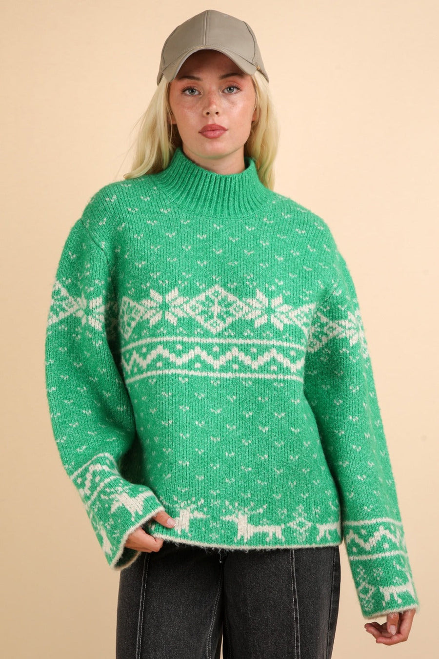 Warm Buttoned Sweater