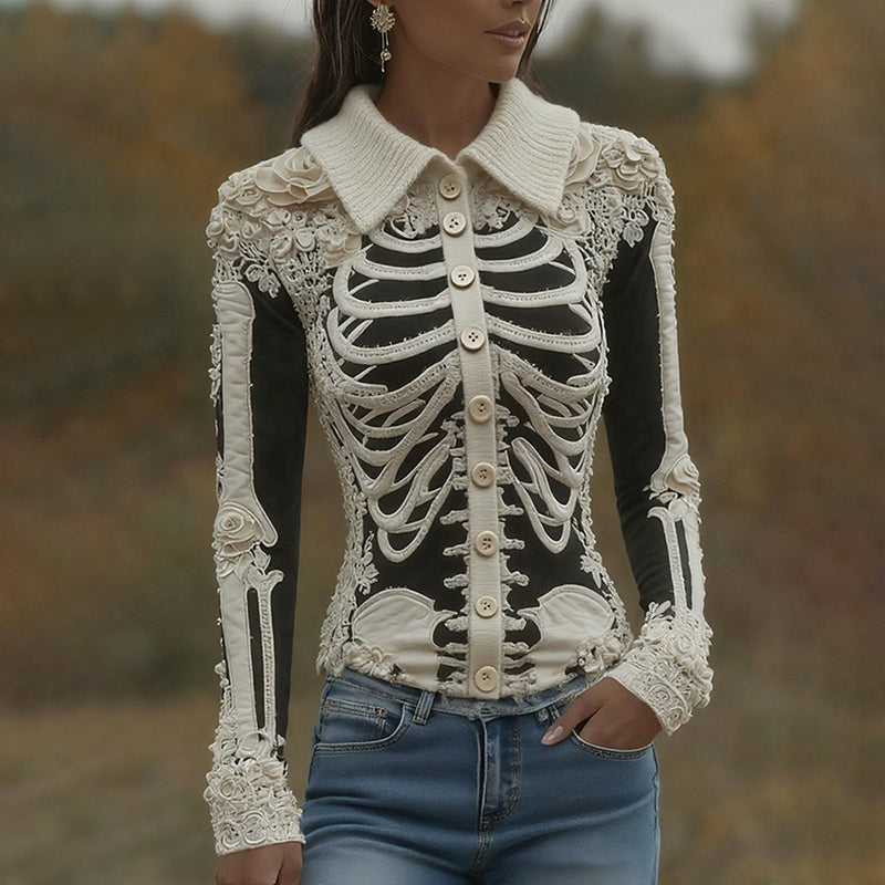 Casual Buttoned Sweater
