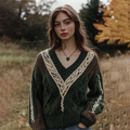 Textured Cable Sweater