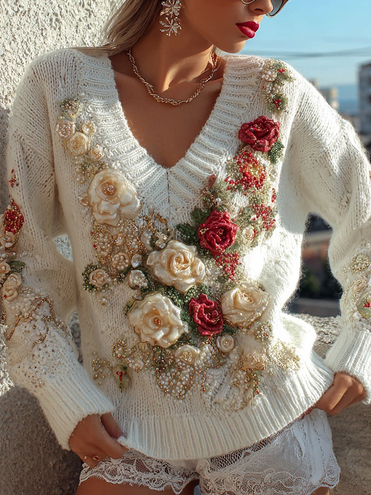 Relaxed Buttoned Sweater