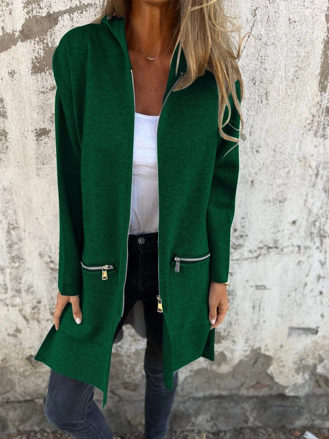 Layered Buttoned Coat