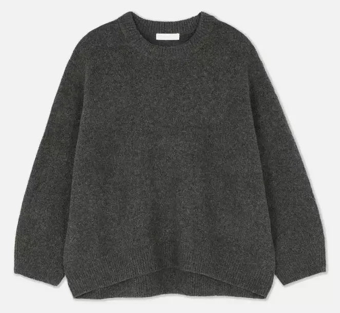 Textured Buttoned Sweater