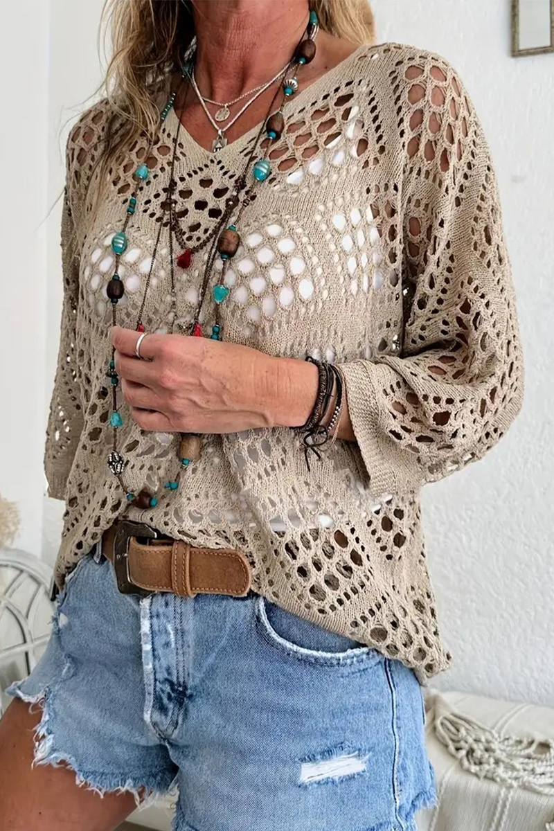 Warm V-Neck Sweater