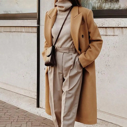 Layered Longline Coat