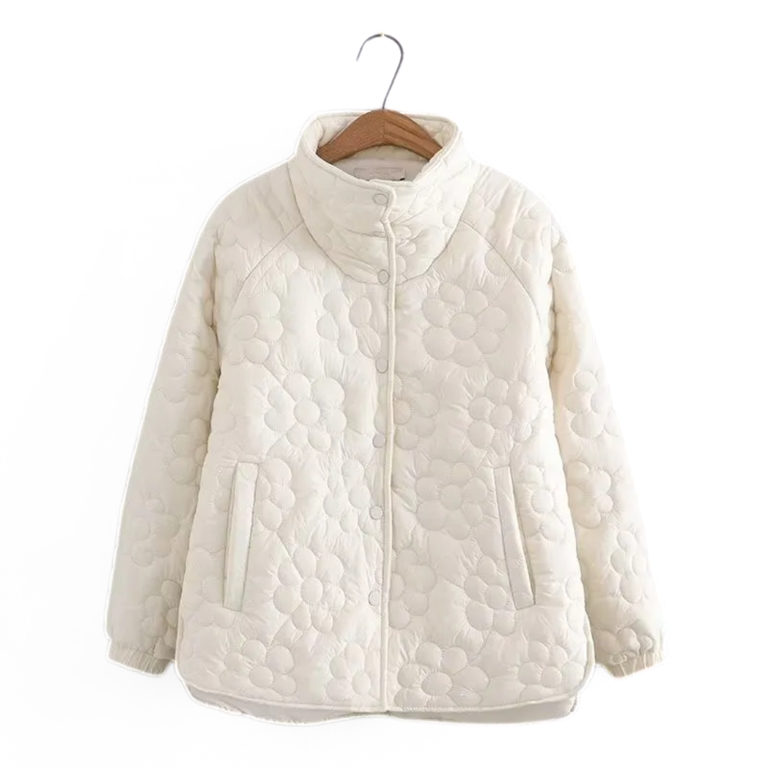 Layered Hooded Coat