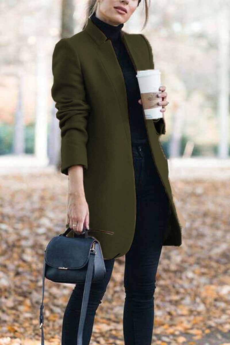 Cozy Double-Breasted Coat
