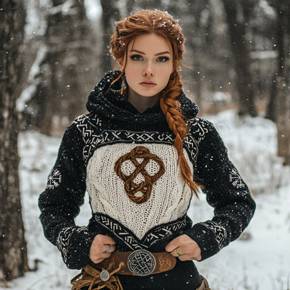Casual Cropped Sweater