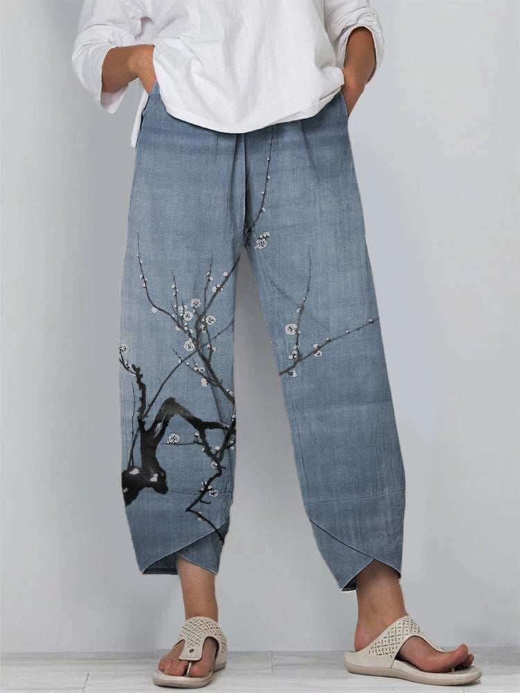 Natural High-Waist Pants