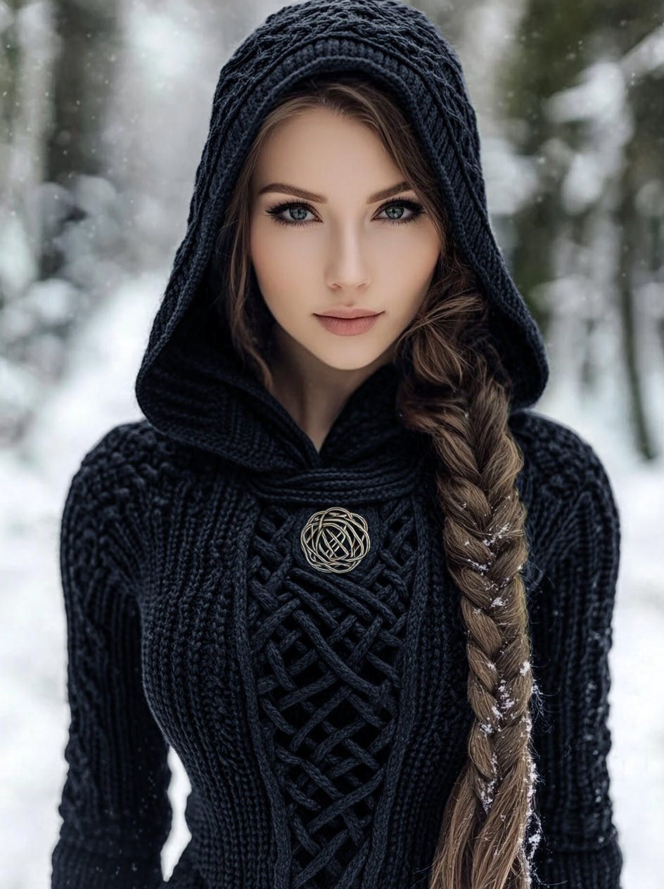 Relaxed Buttoned Sweater
