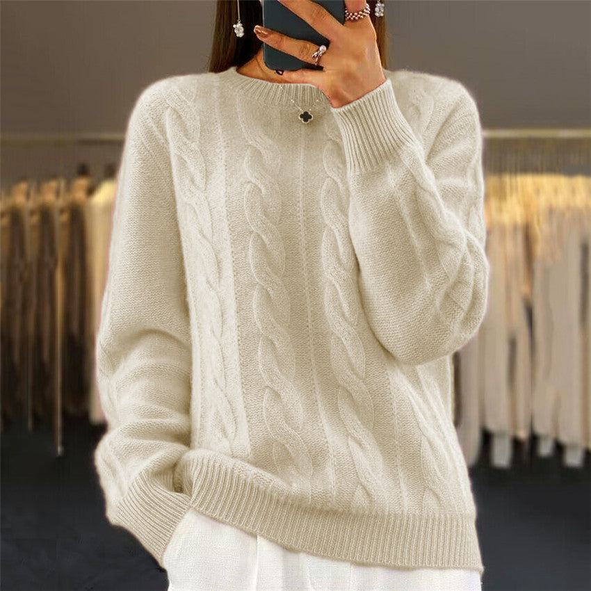 Relaxed Cropped Sweater