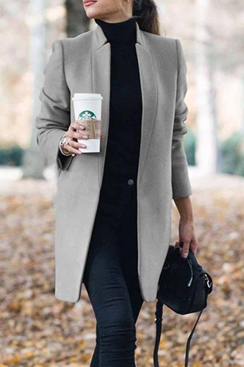 Cozy Double-Breasted Coat