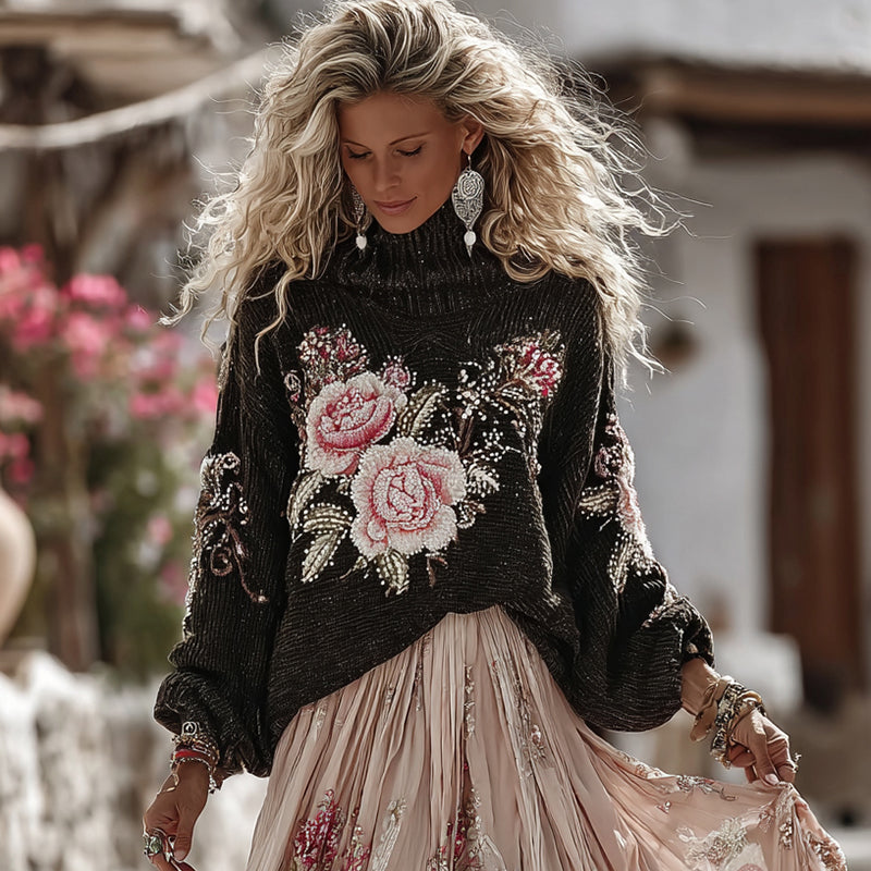 Casual Textured Sweater