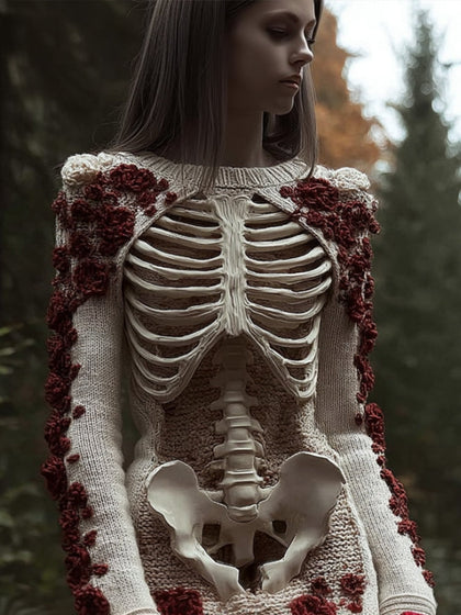 Textured V-Neck Sweater