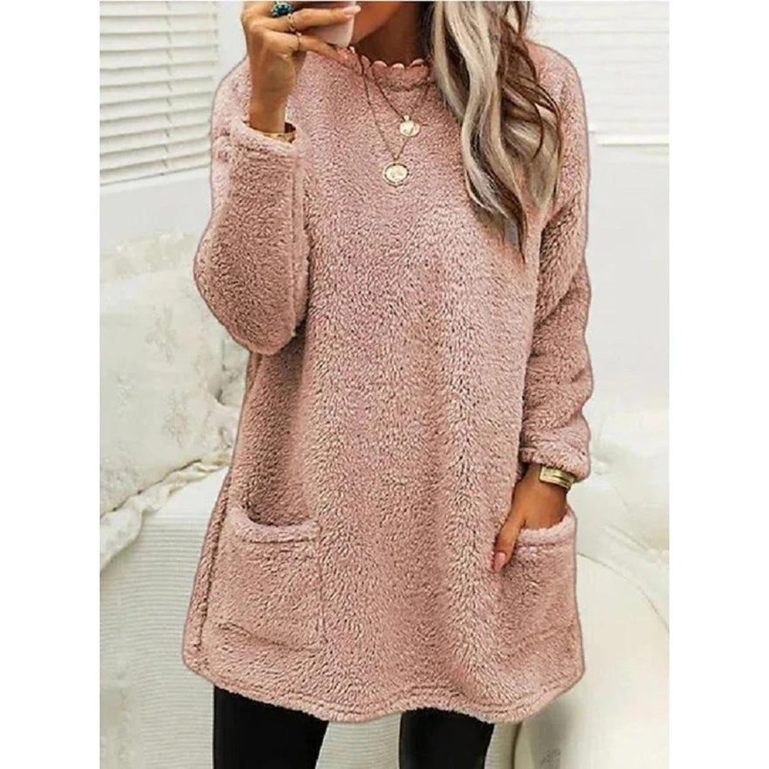 Relaxed Buttoned Sweater