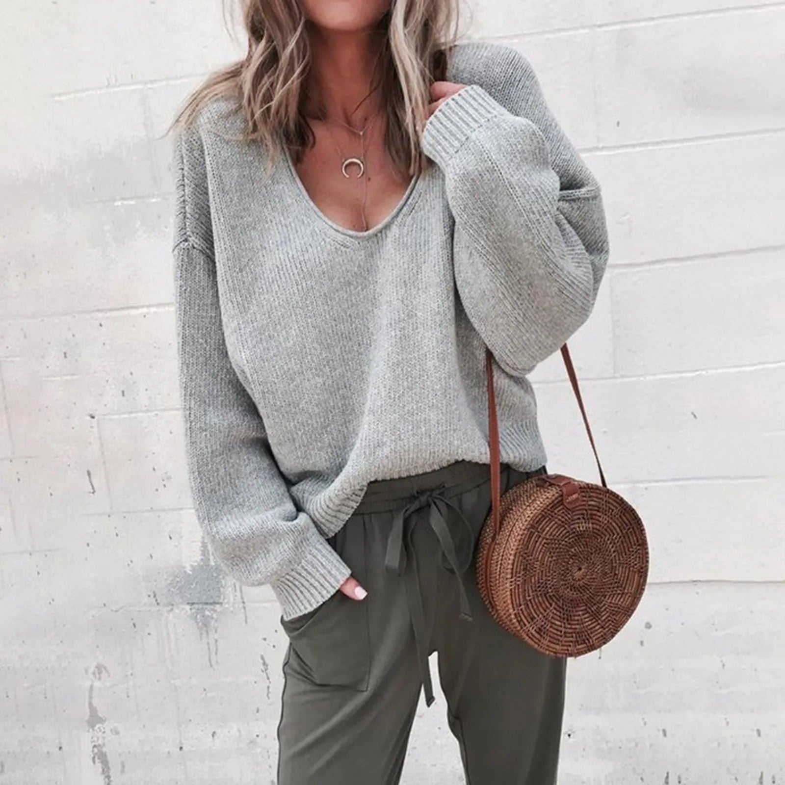 Relaxed Textured Sweater