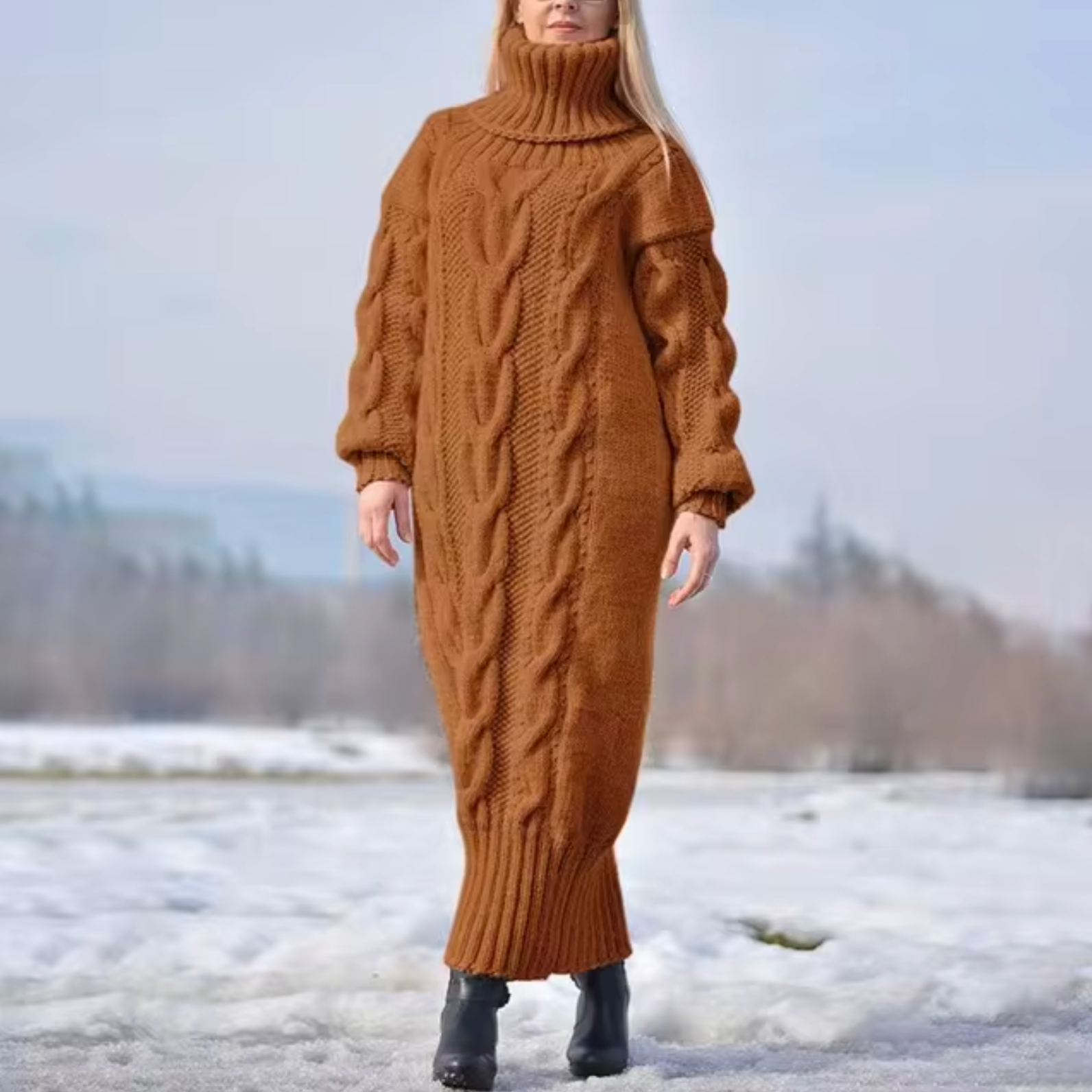 Warm V-Neck Sweater