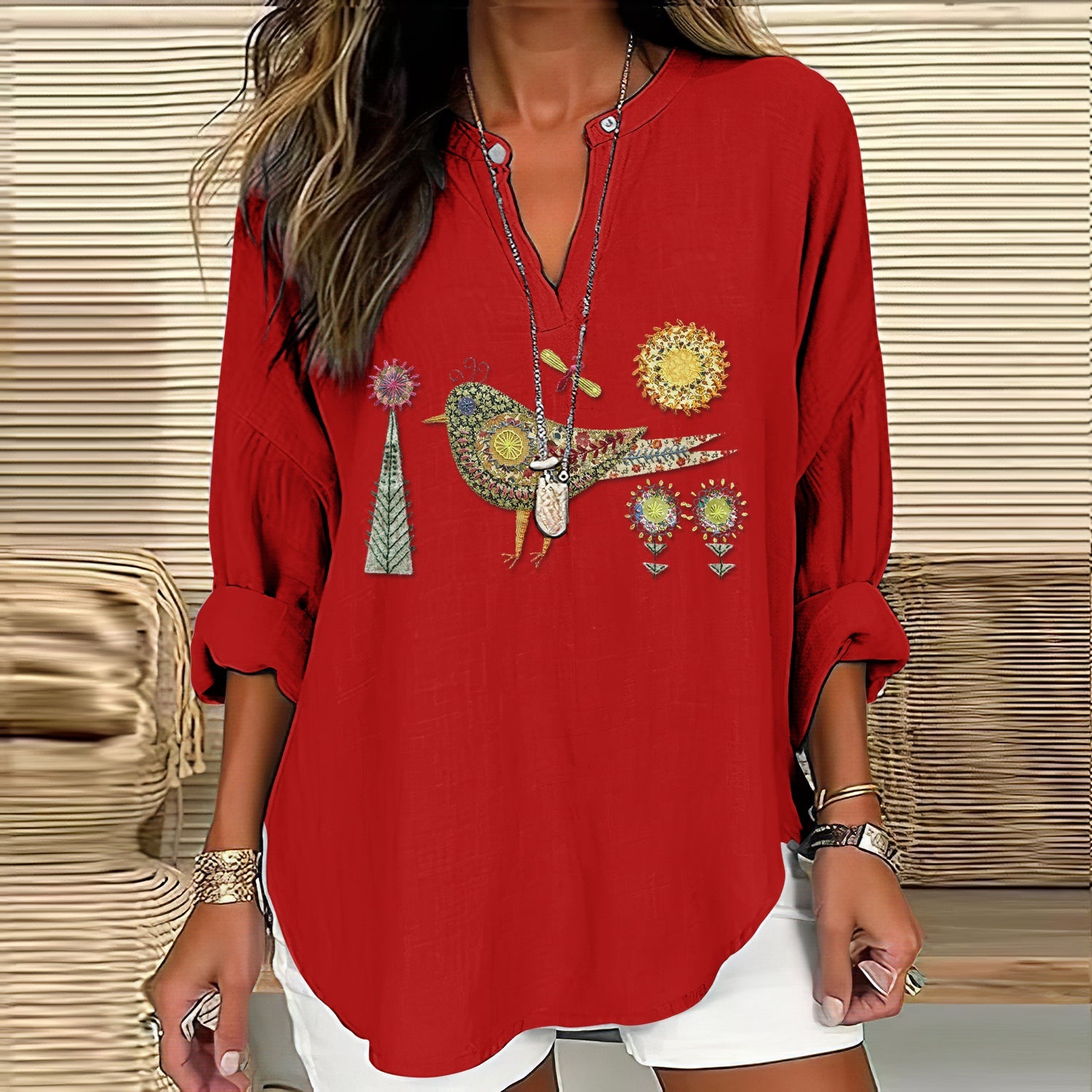 Relaxed Short-Sleeve Shirt