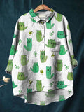 Relaxed Long-Sleeve Shirt