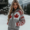 Warm Buttoned Sweater