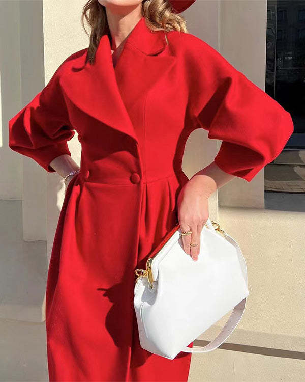 Relaxed Textured Coat