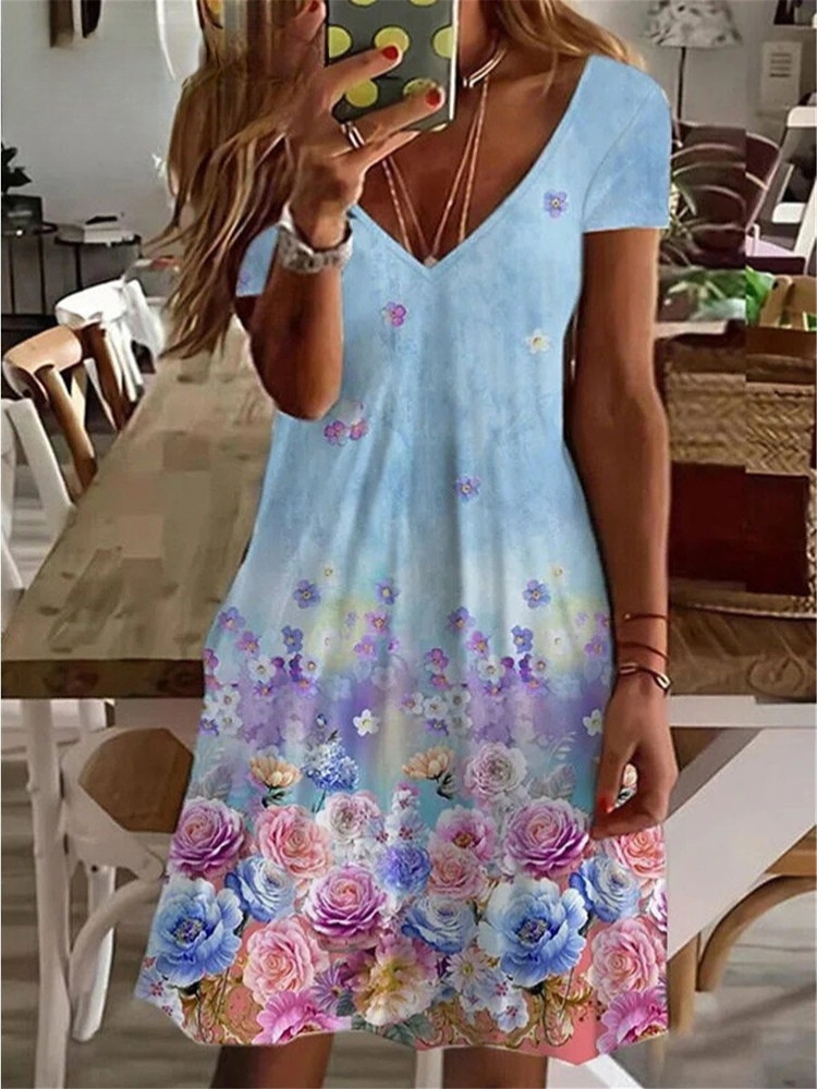 Brunch Short-Sleeve Dress