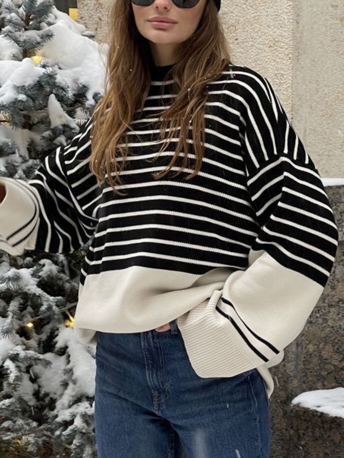 Casual Ribbed Sweater