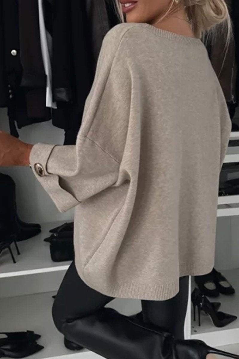 Textured Oversized Sweater