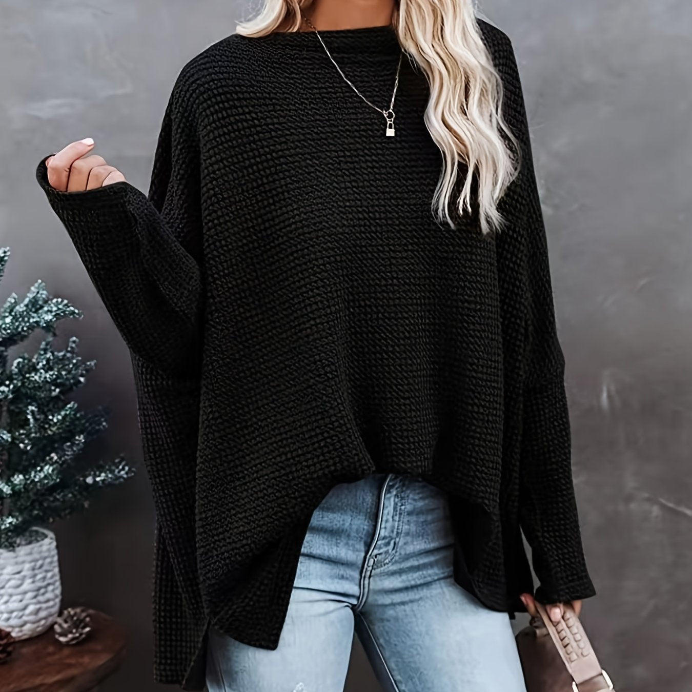 Relaxed V-Neck Sweater