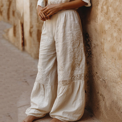 Warm Printed Pants