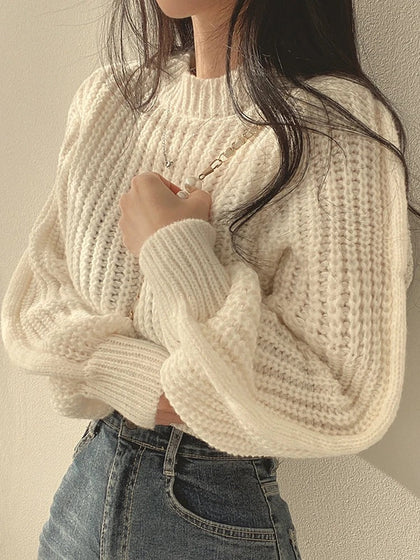 Casual Ribbed Sweater