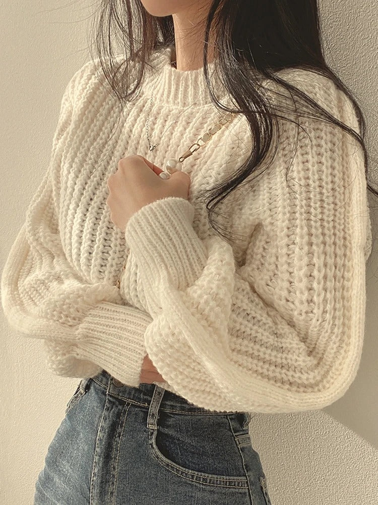Casual Ribbed Sweater
