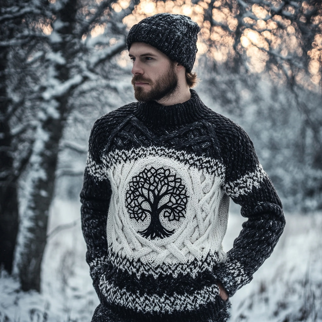 Textured Ribbed Sweater