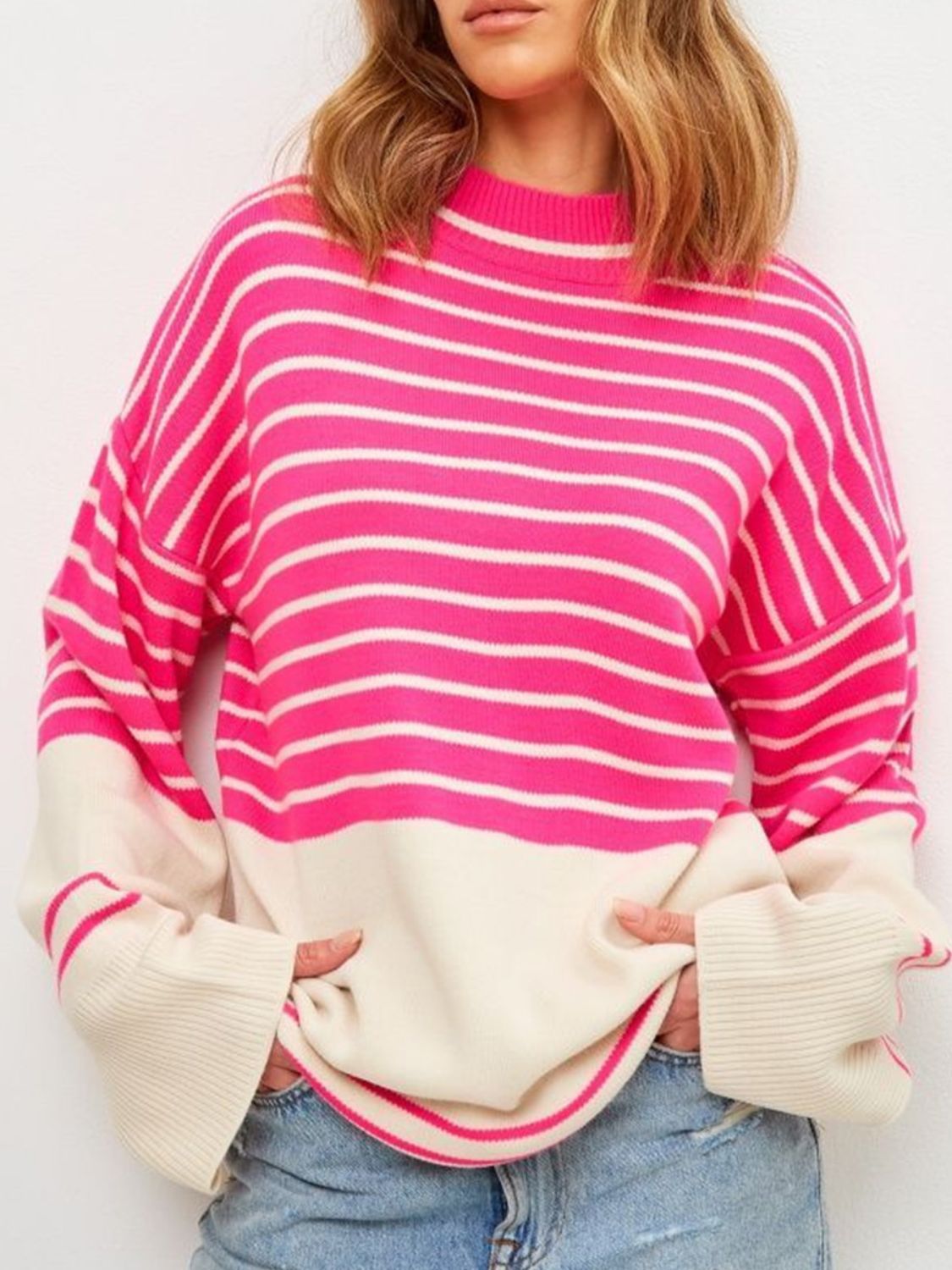Casual Ribbed Sweater
