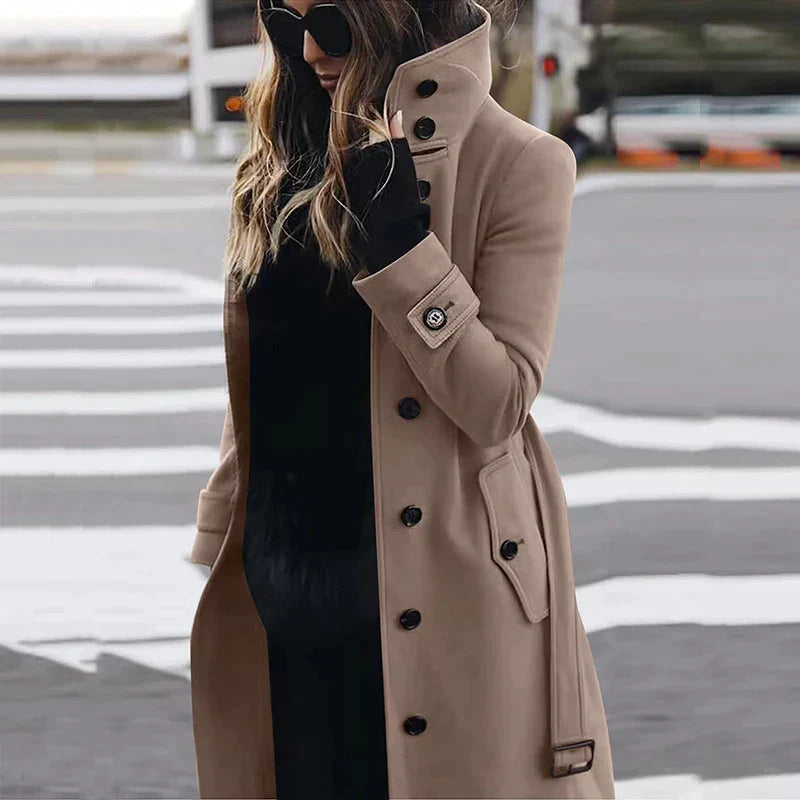 Everyday Buttoned Coat