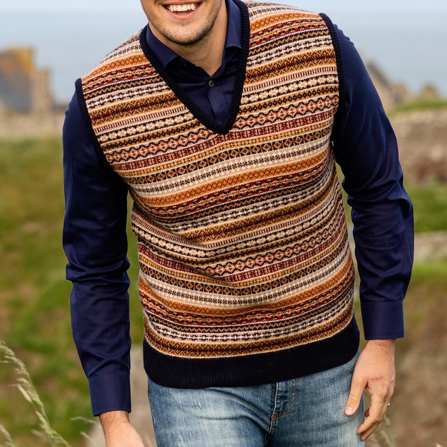 Casual V-Neck Sweater