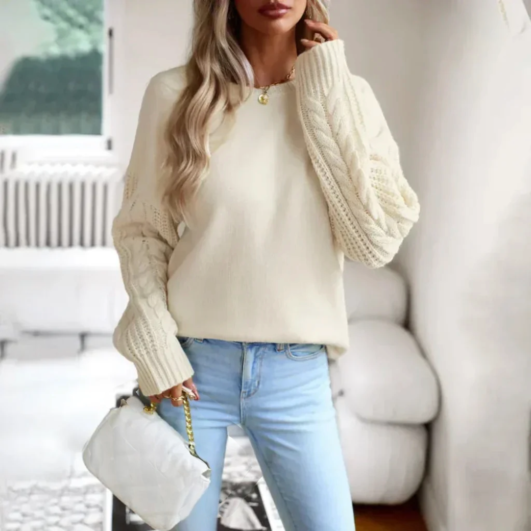 Textured Cable Sweater
