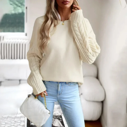 Textured Cable Sweater