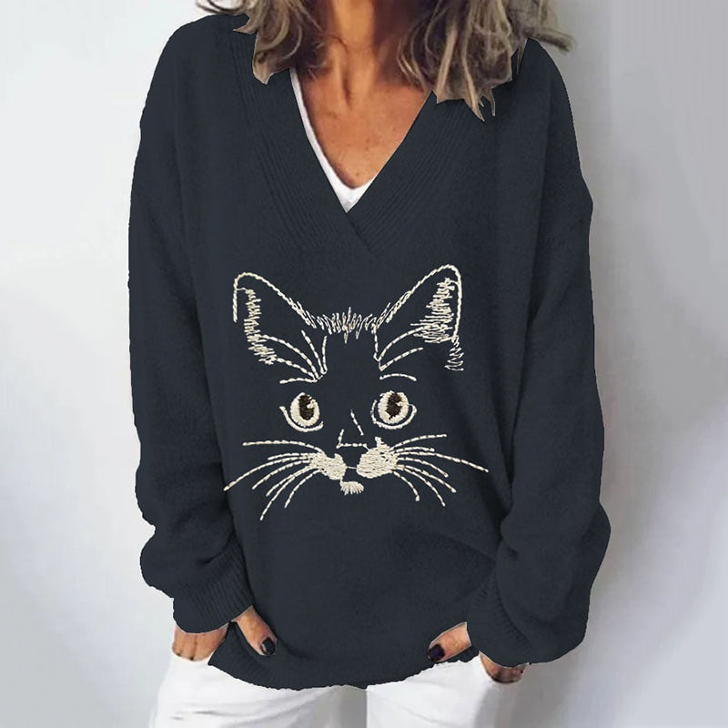 Warm V-Neck Sweater