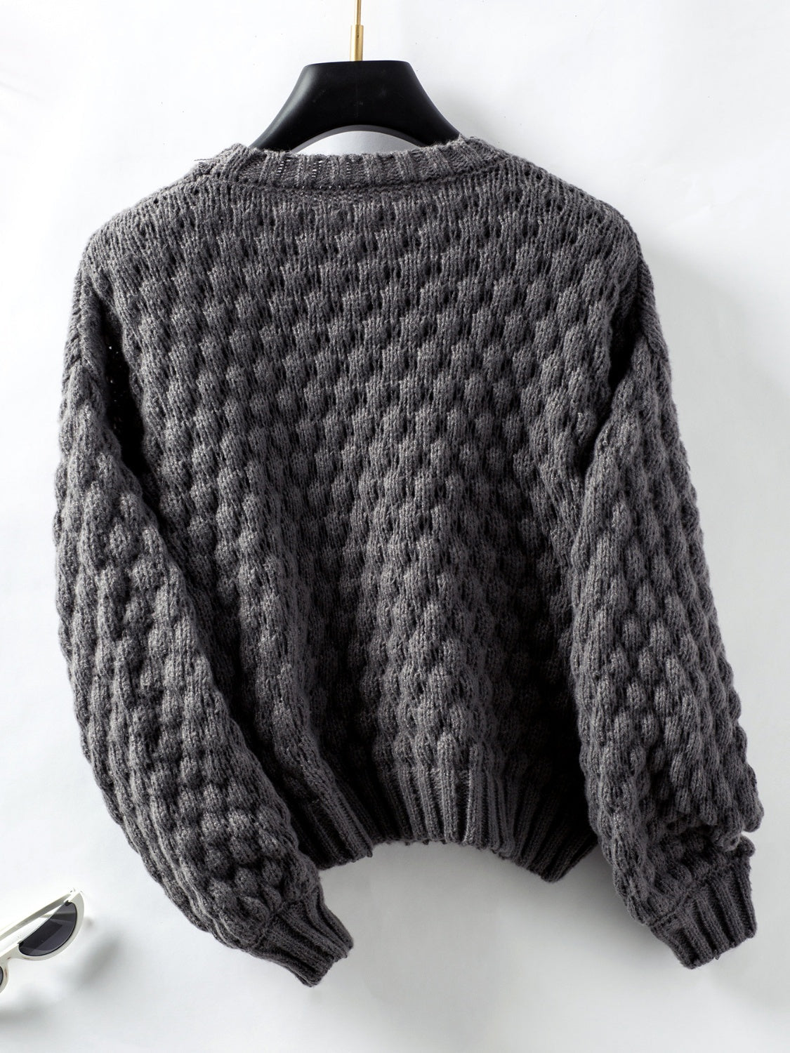 Textured Ribbed Sweater