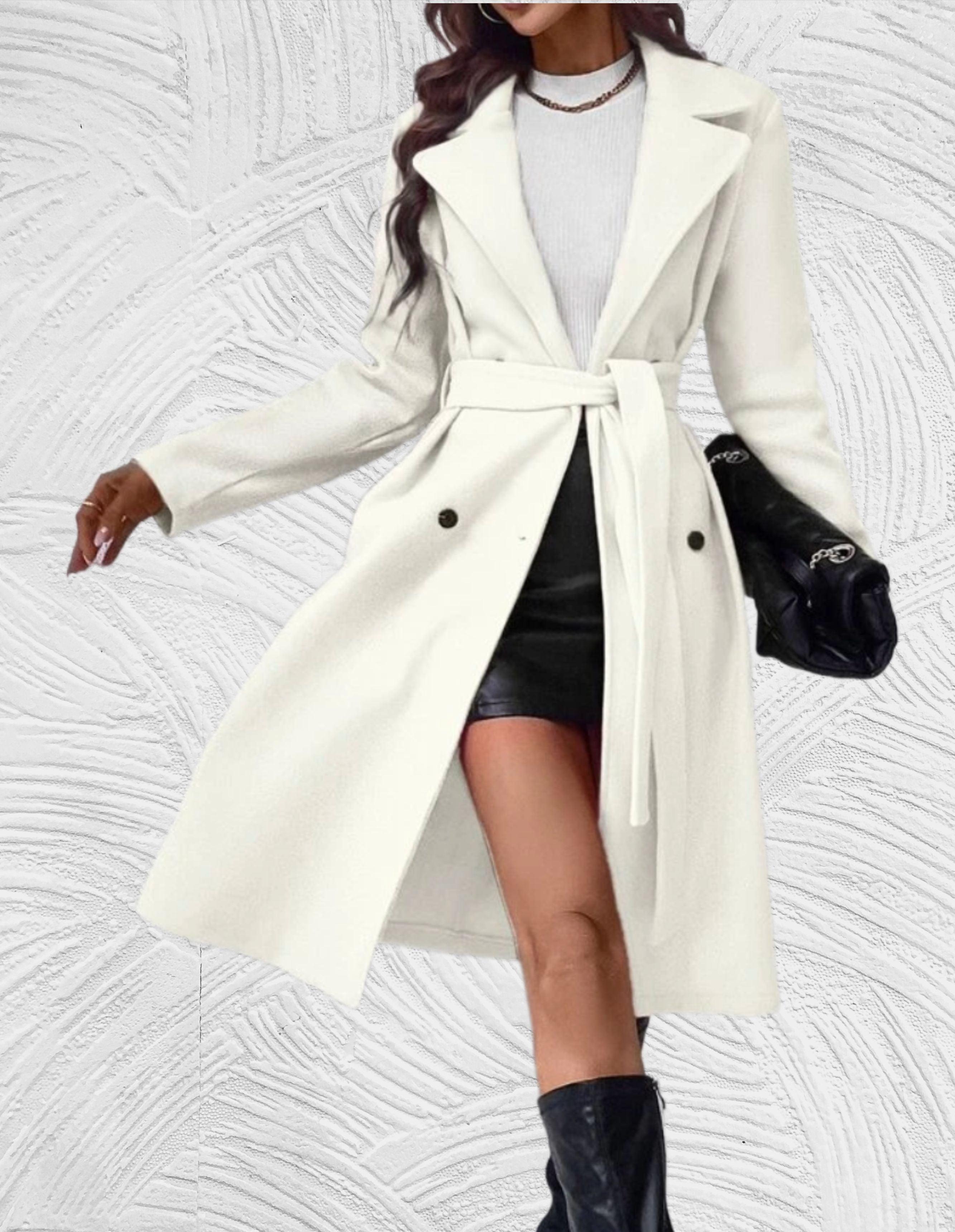 Warm Double-Breasted Coat
