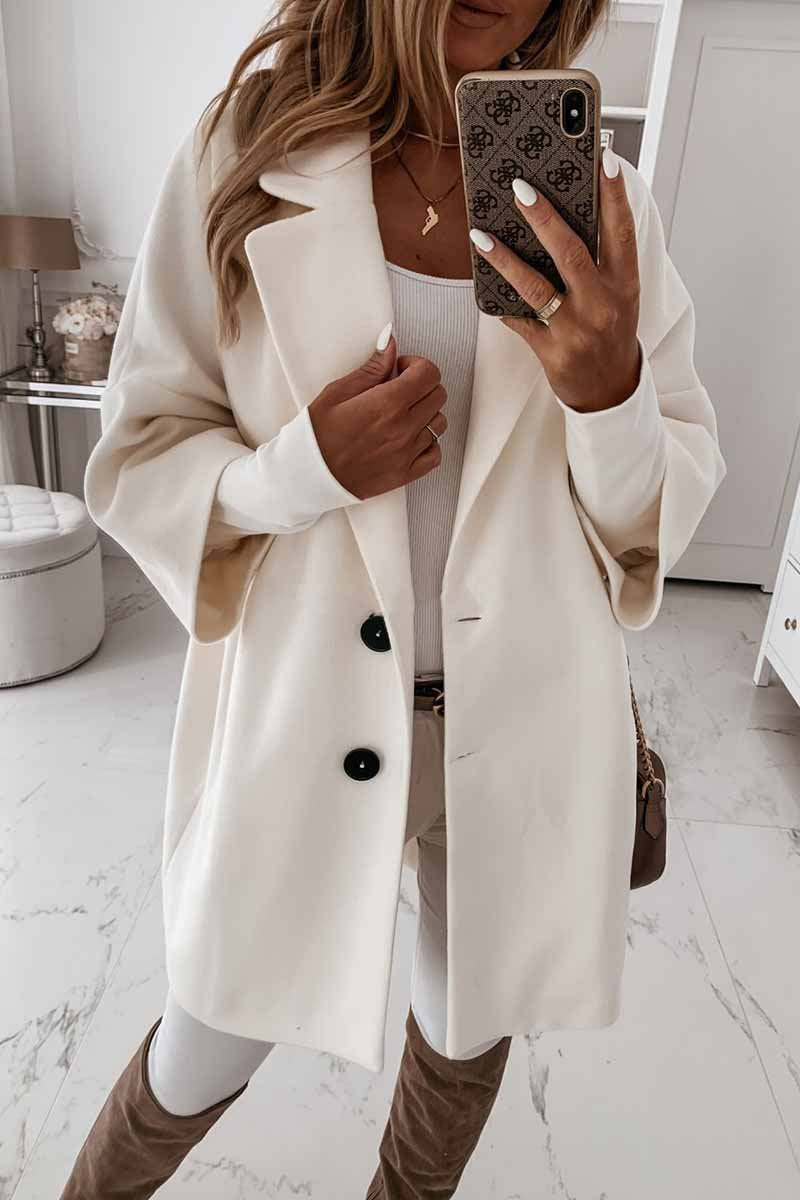 Cozy Buttoned Coat