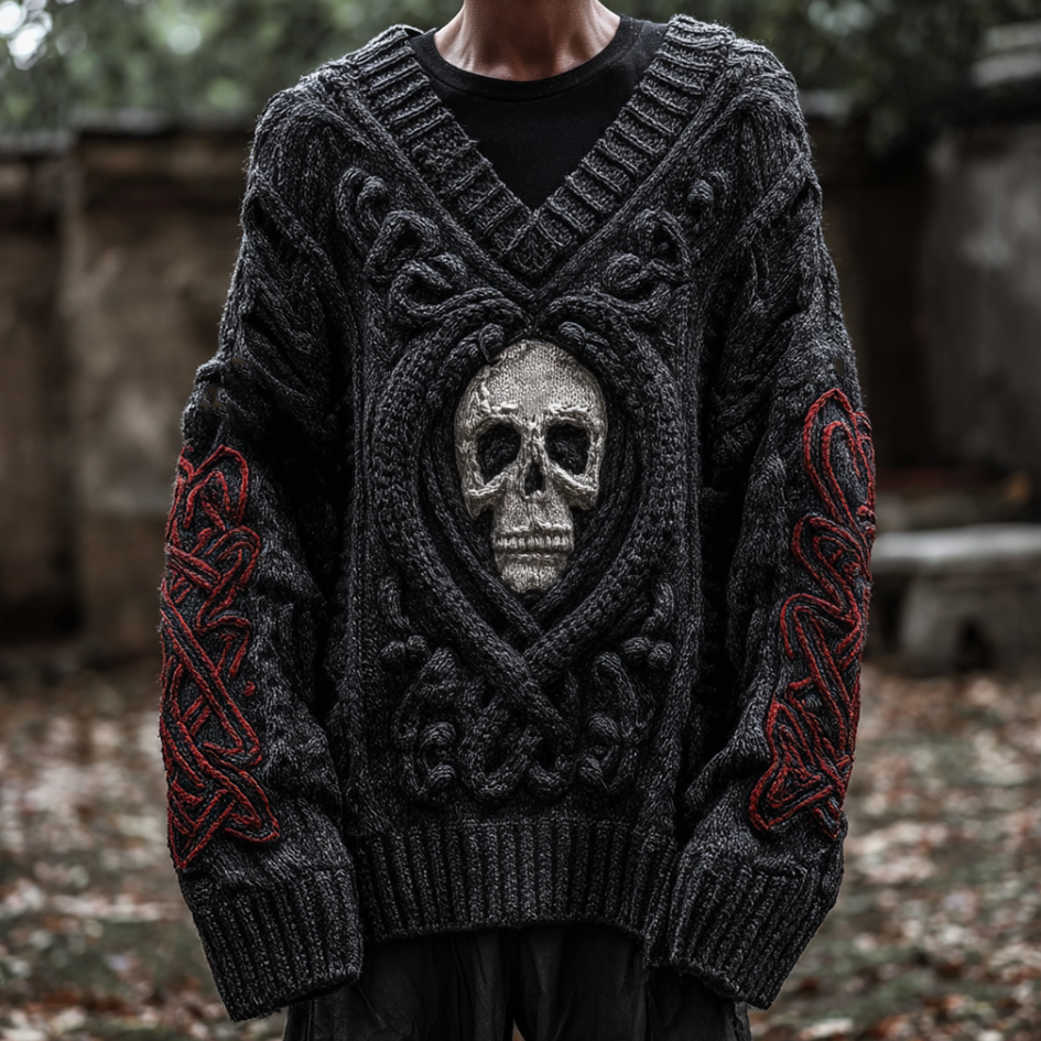 Relaxed V-Neck Sweater