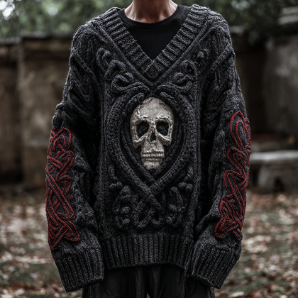 Relaxed V-Neck Sweater