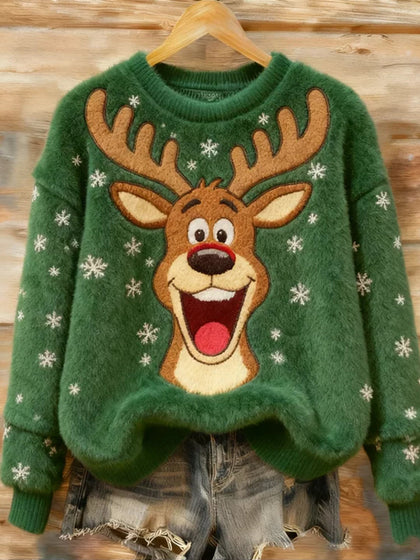 Casual V-Neck Sweater