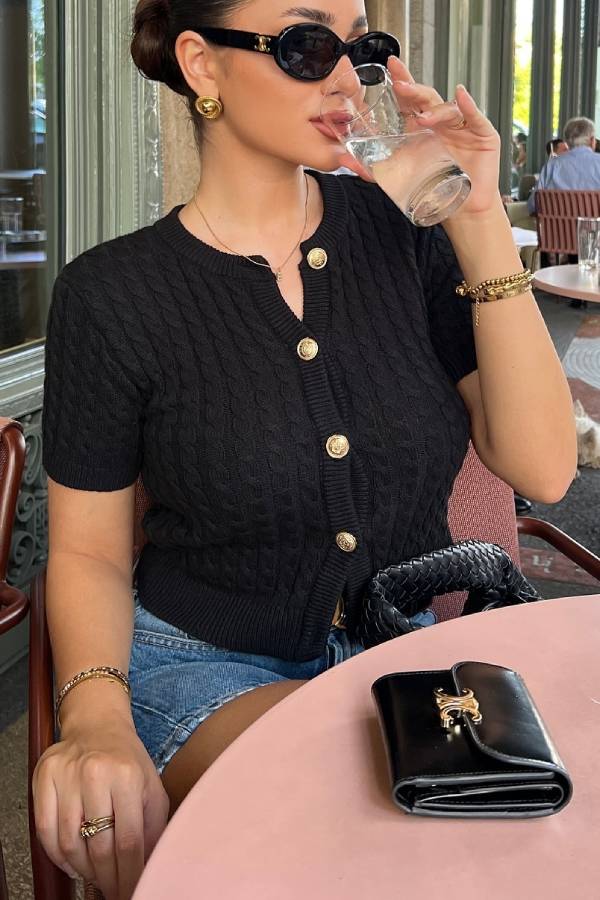Weekend Cropped Sweater