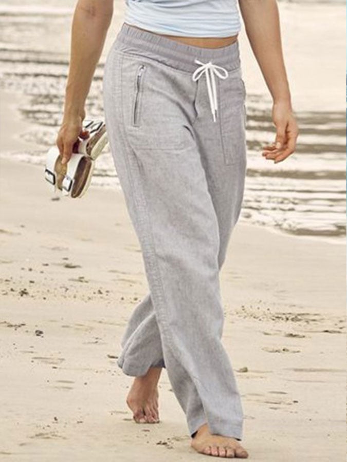 Soft Ribbed Pants