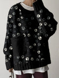 Textured Knit Sweater